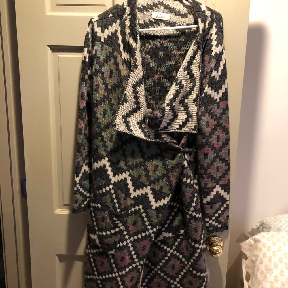 Elan sweater coat